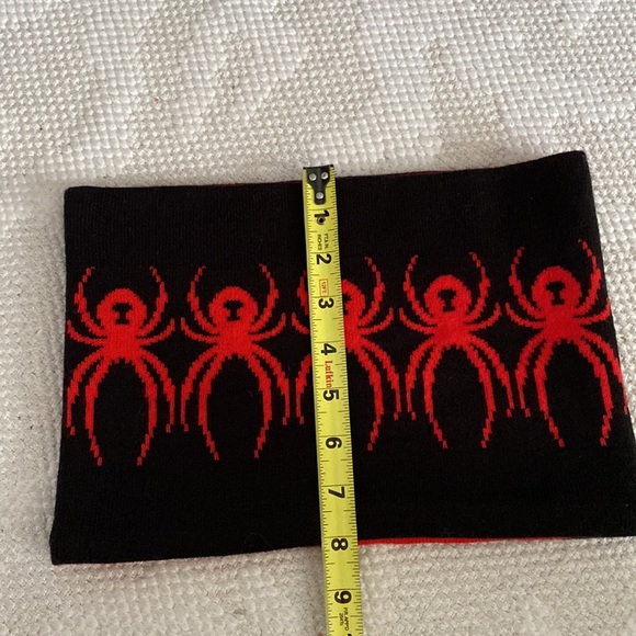 Spyder Men’s red & black, reversible neck Gaiter O/S New without tag! - Picture 9 of 13